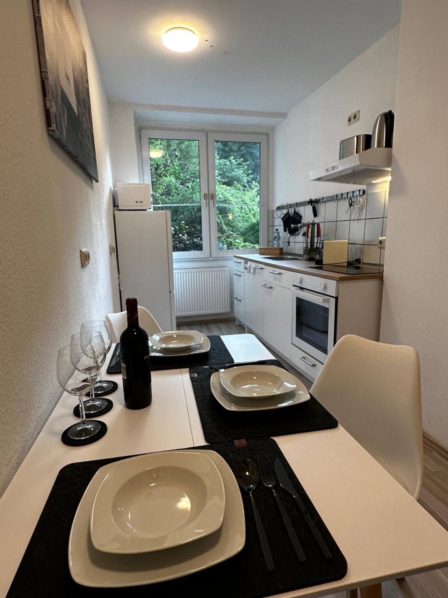 City Studios Mit Garten In Elberfeld- Zentral - Nespresso - Netflix Wuppertal Oda fotoğraf